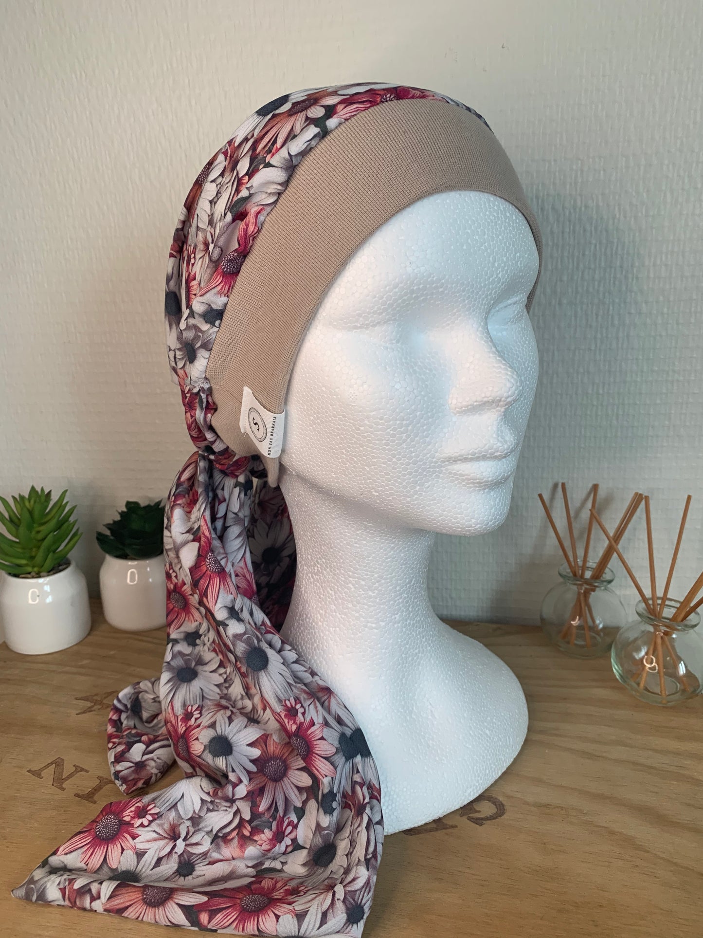 SUBLIMANT Bonnet de chimiothérapie foulard légèreté N31