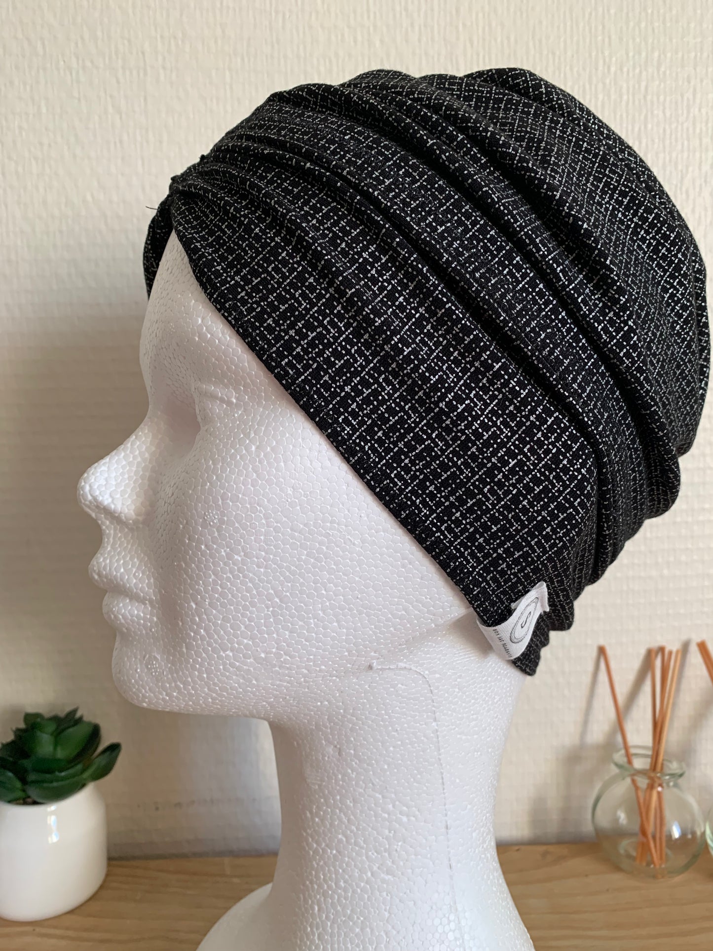SUBLIMANT Bonnet turban de chimiothérapie non doublé N3
