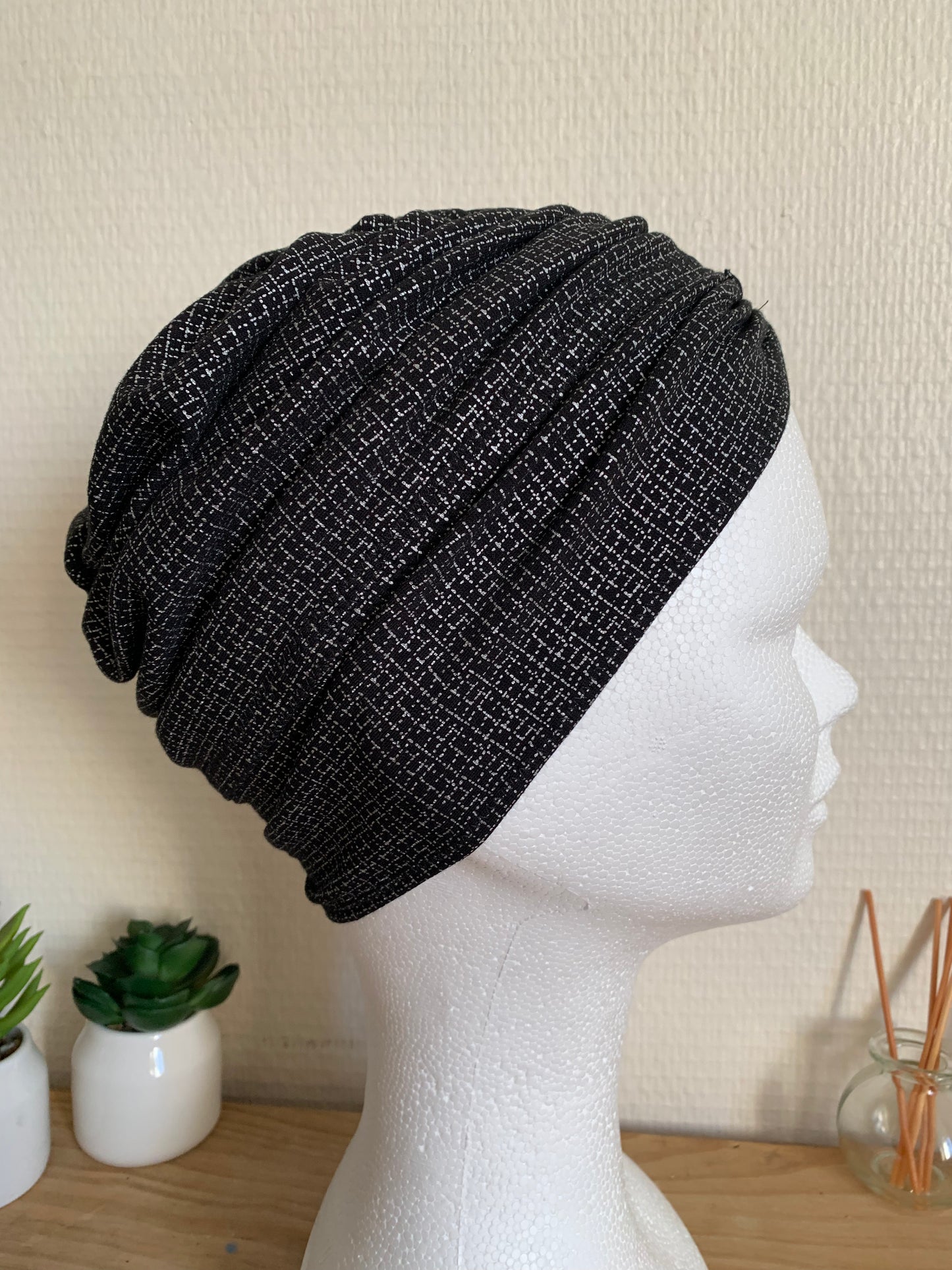 SUBLIMANT Bonnet turban de chimiothérapie non doublé N3