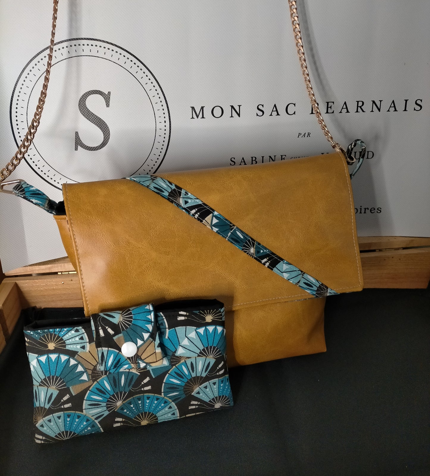 Commande personnalisée Sac besace et son porte documents