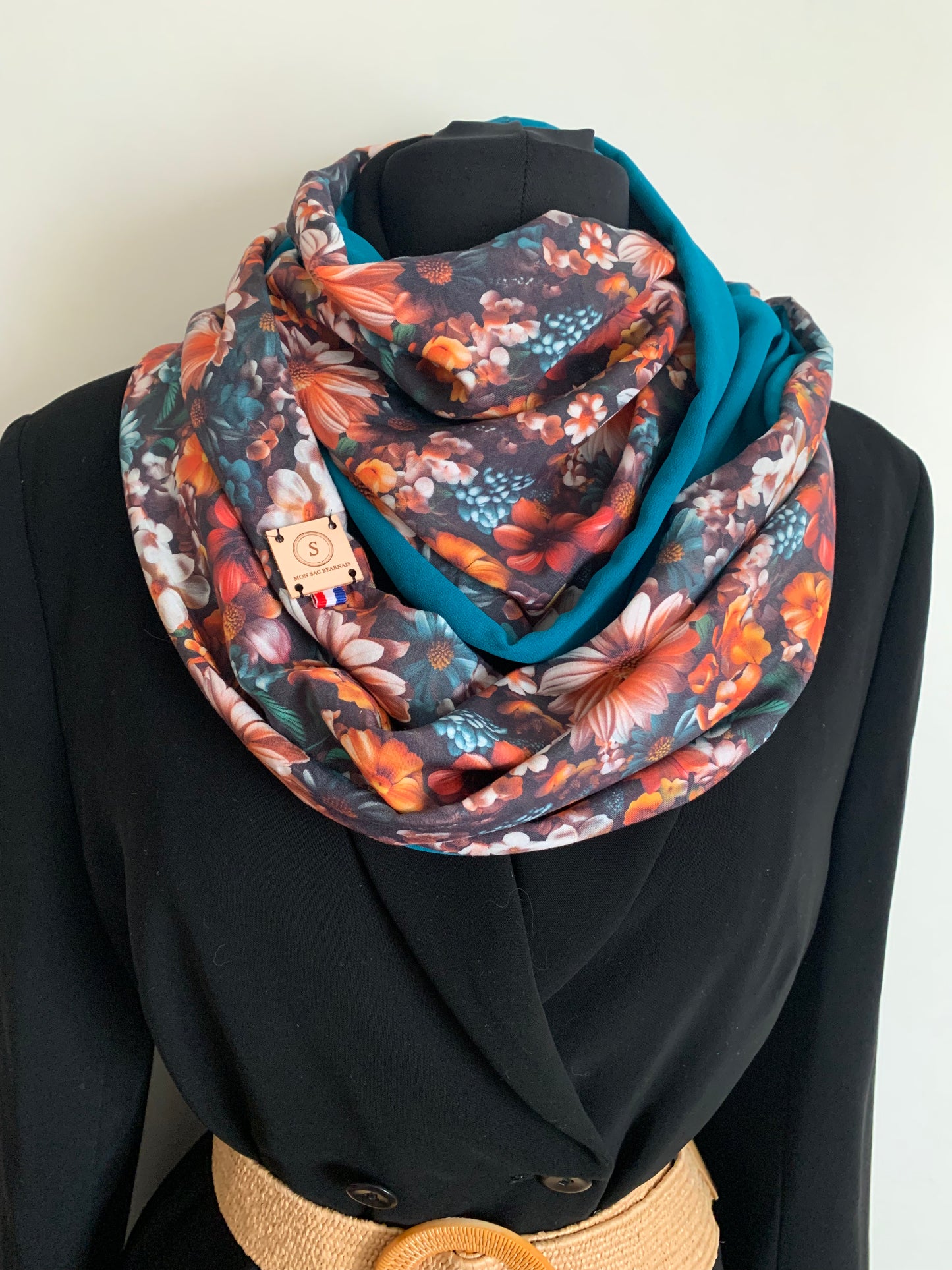 Océan Double snood tout doux MODELE UNIQUE