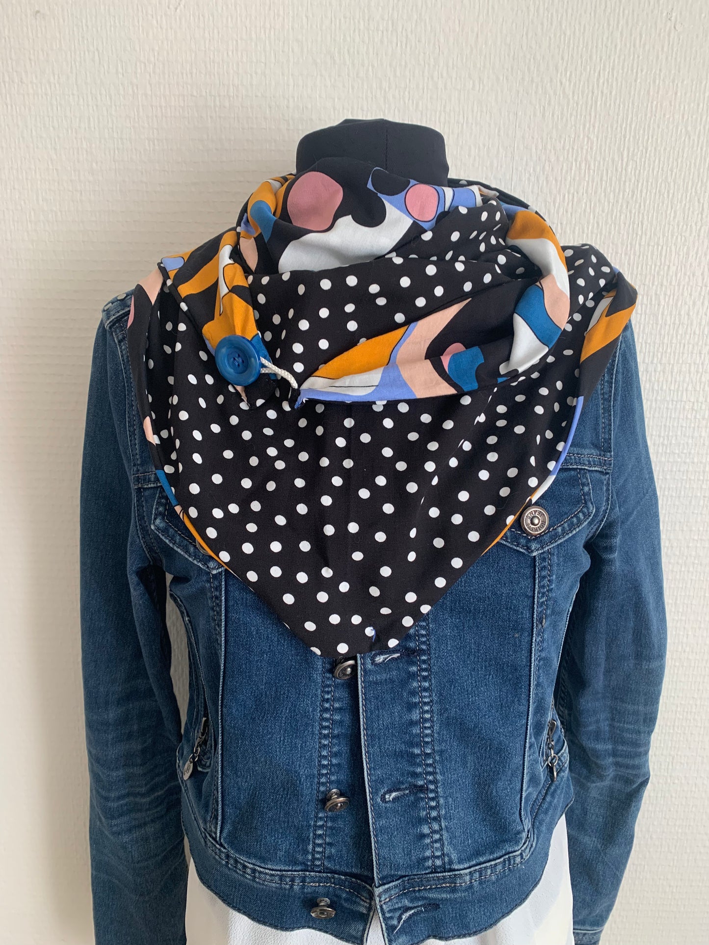 Chechy Foulard triangle REVERSIBLE