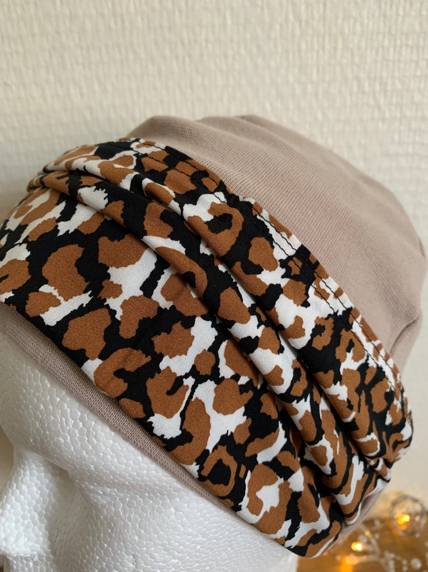 Sublimant 28 Ensemble bonnet de chimiothérapie/Alopécie et son foulard MODELE UNIQUE