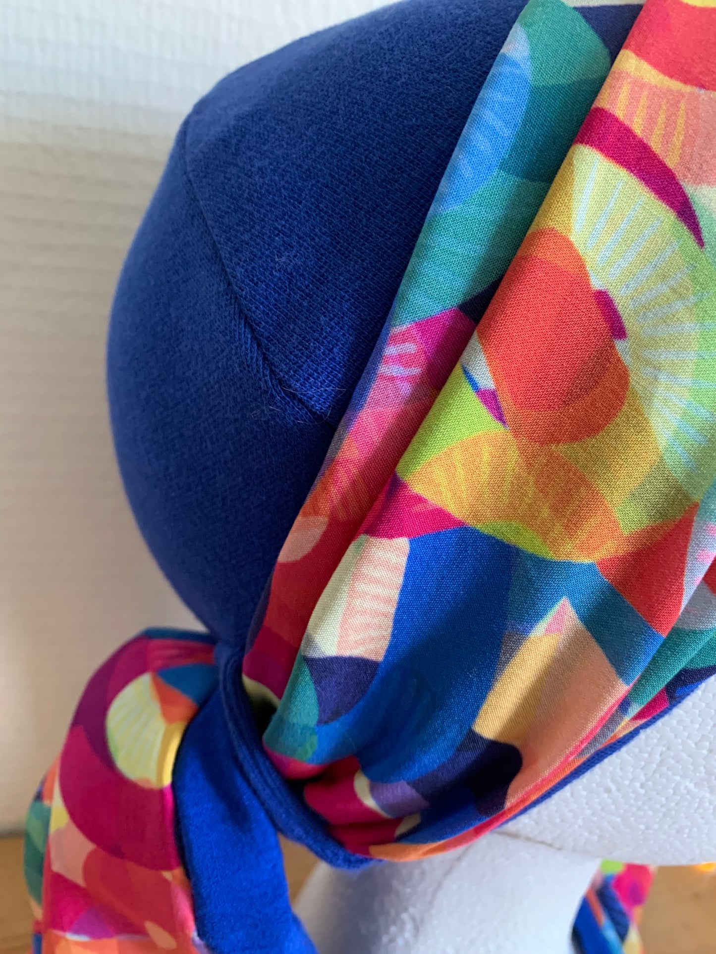 Sublimant n° 56 Bonnet de chimiothérapie et son foulard MODELE UNIQUE