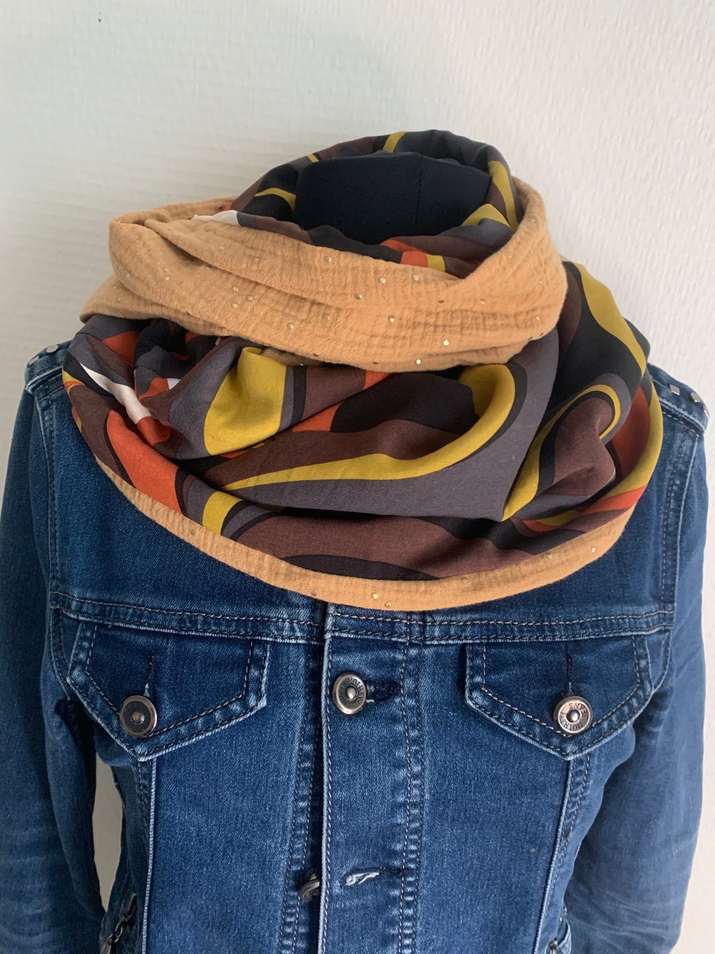 Foly II Double snood REVERSIBLE MODELE UNIQUE