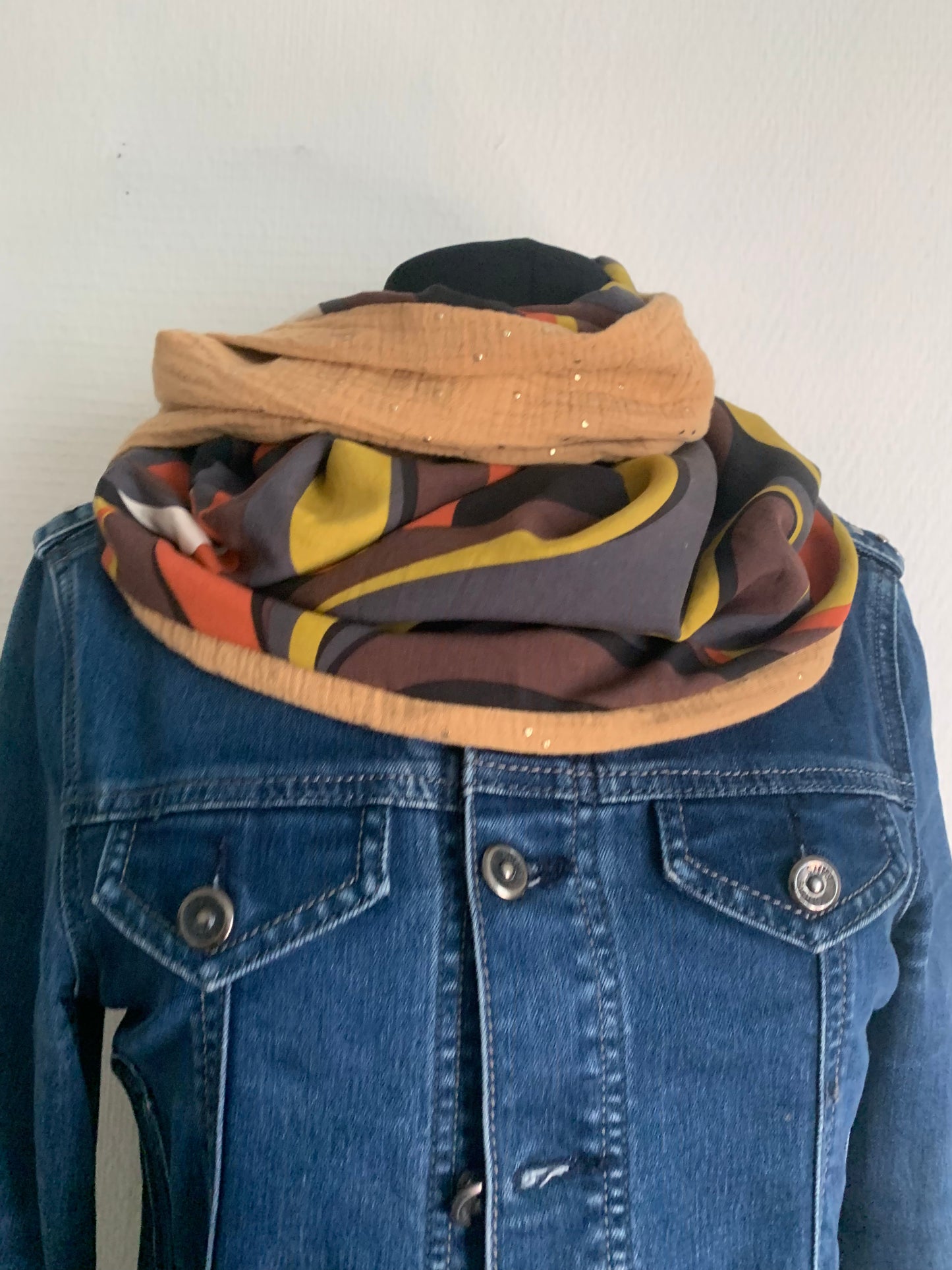 Foly II Double snood REVERSIBLE MODELE UNIQUE