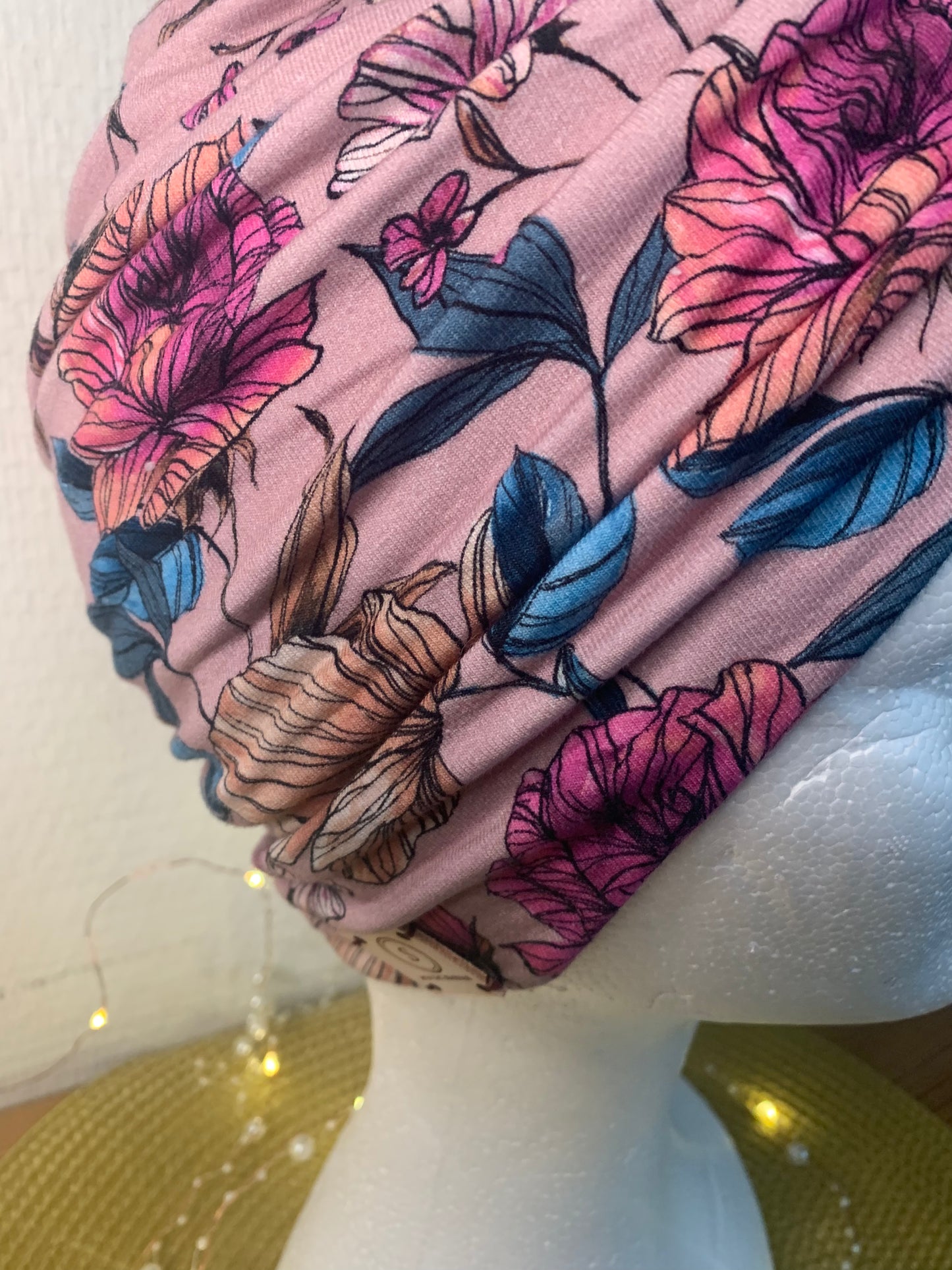 Sublimant bonnet turban de chimiothérapie / Alopécie n°11 jersey