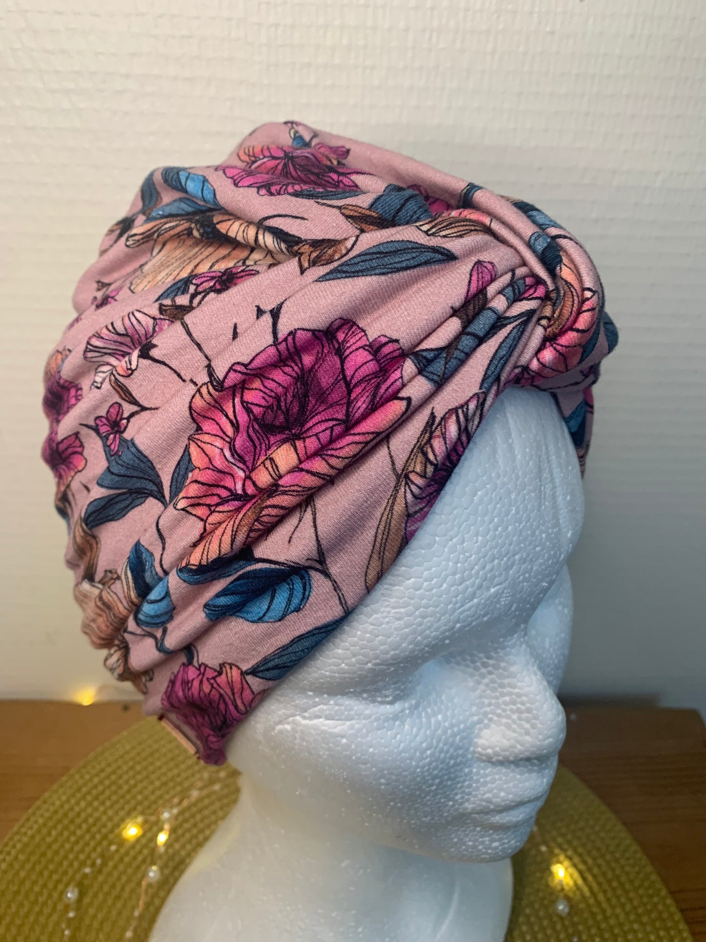 Sublimant bonnet turban de chimiothérapie / Alopécie n°11 jersey