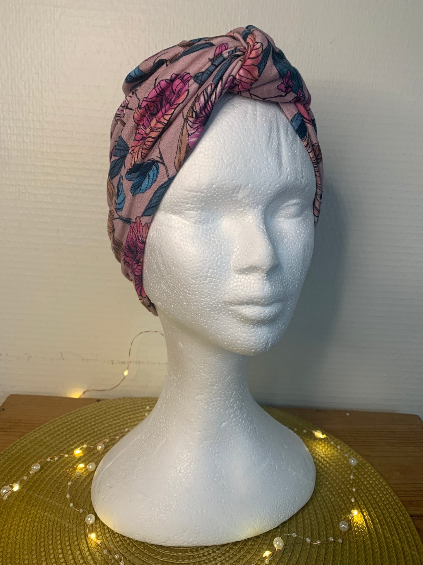 Sublimant bonnet turban de chimiothérapie / Alopécie n°11 jersey