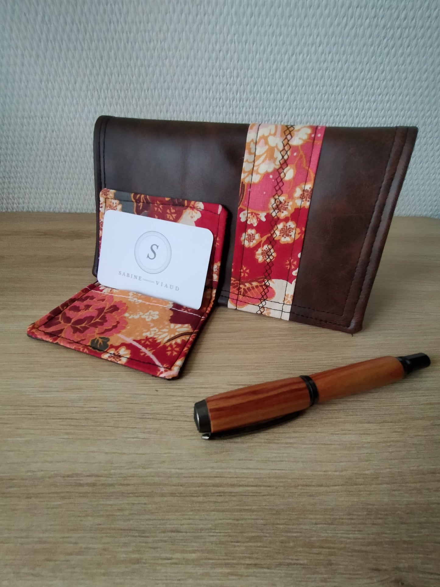 Le Marron Porte Chéquier & Portes Cartes