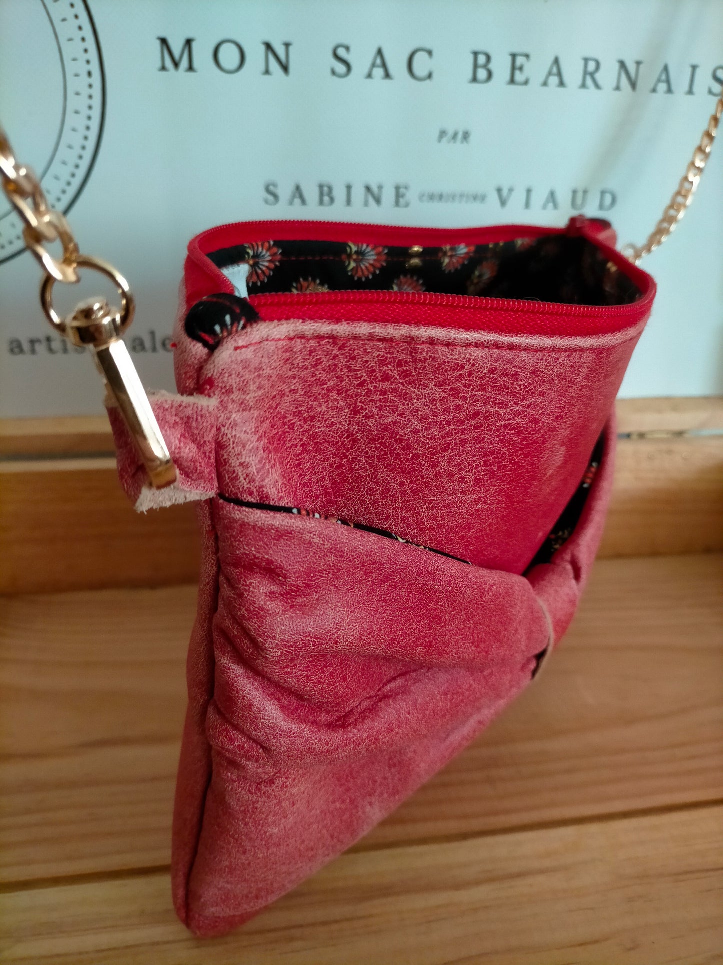 Talon Aiguille Sac pochette CUIR