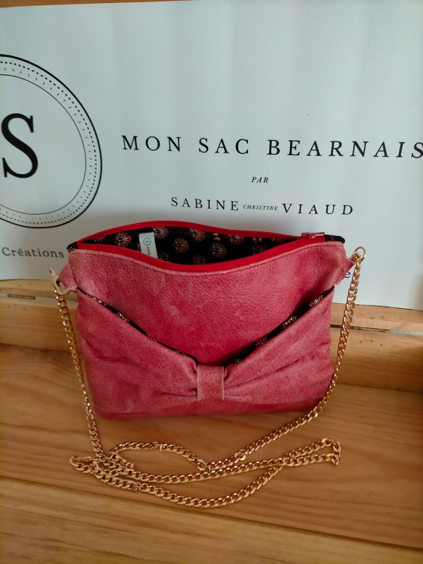 Talon Aiguille Sac pochette CUIR