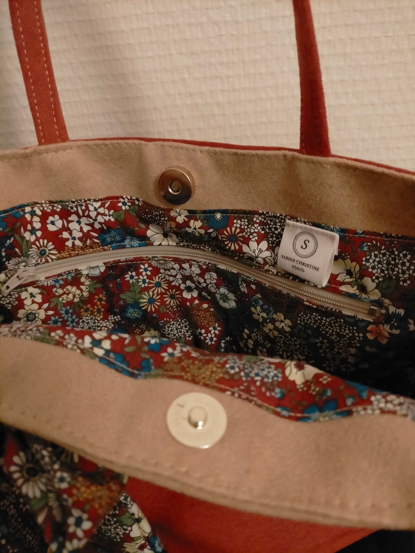 En terre de Feu Sac Cabas en Alcantara HAUT DE GAMME