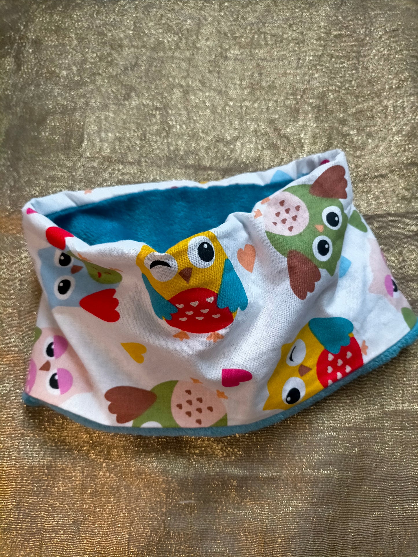 Croquant snood bleu