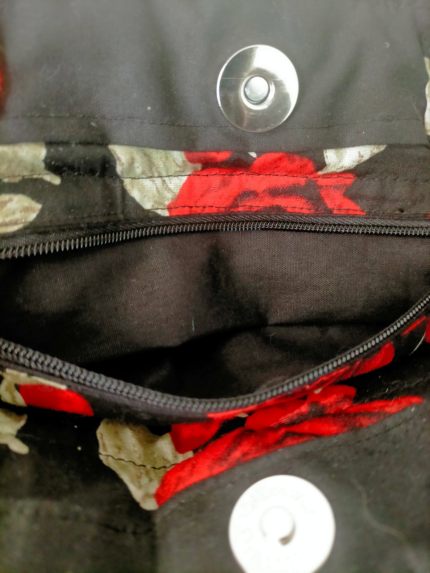 Elégance rouge Sac cabas