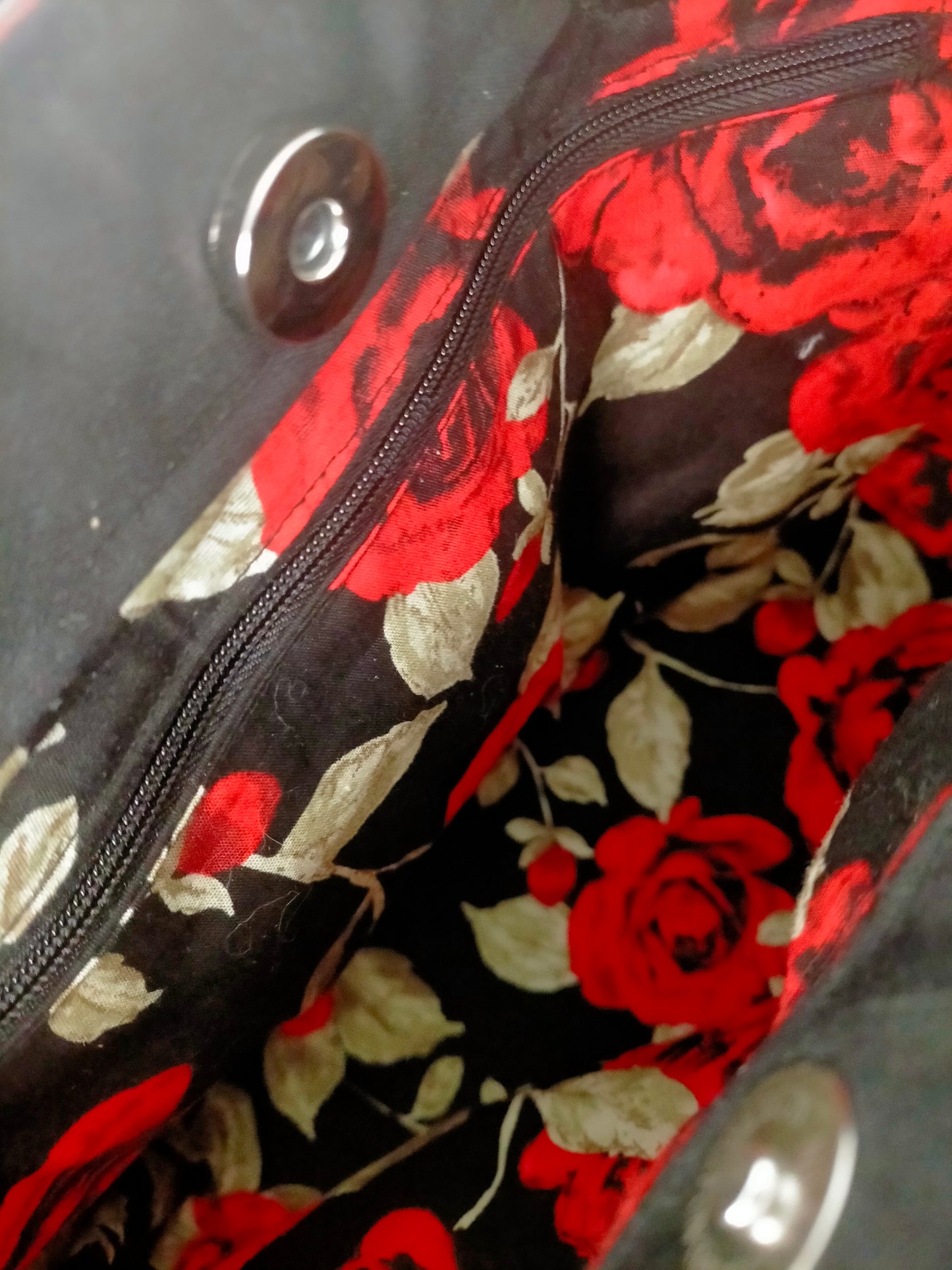 Elégance rouge Sac cabas