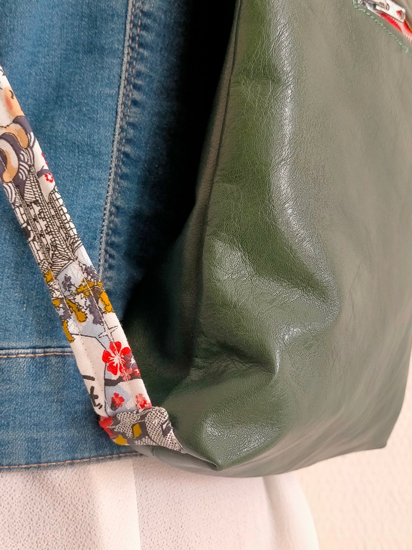 Dos à Dos Sac à dos en CUIR évolutif
