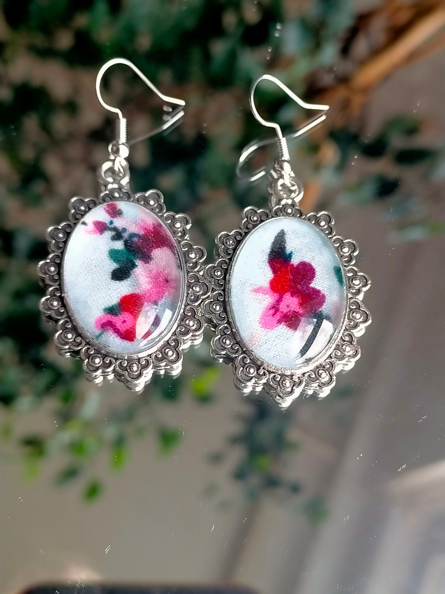 Boucles d'oreilles vintage ARGENTE 02