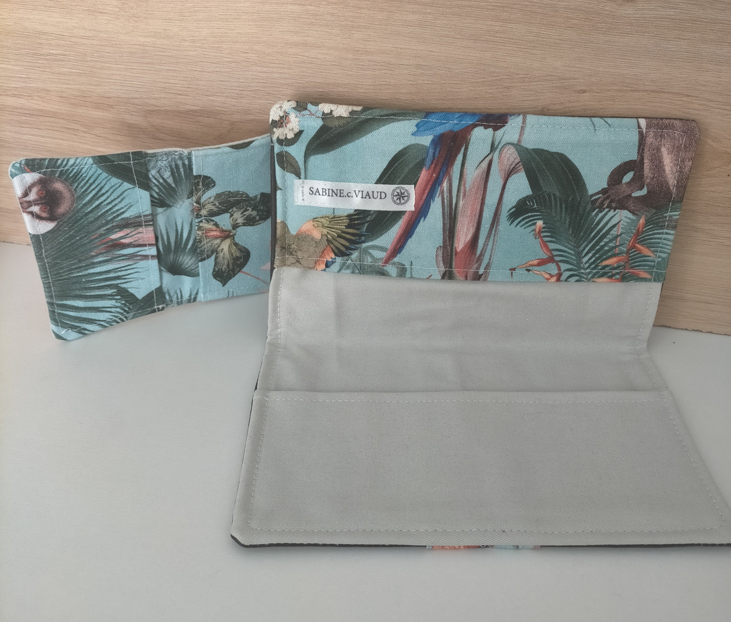 La Jungle Porte Chéquier & Porte Cartes