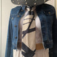 Cravate & 28 Daim artificiel beige et noir