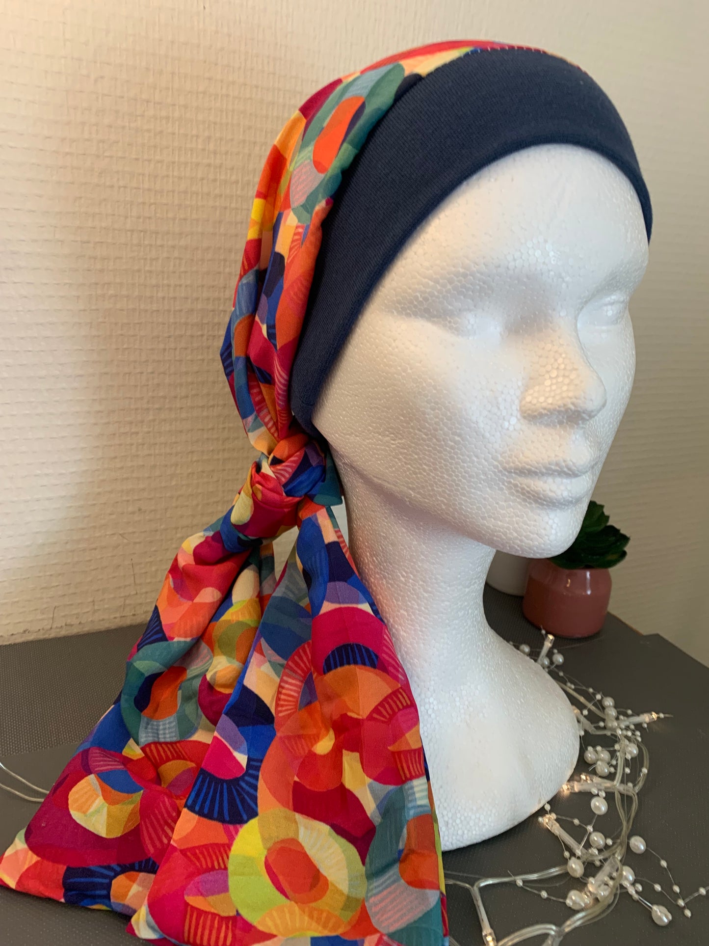 SUBLIMANT bonnet de chimiothérapie foulard légèreté N35