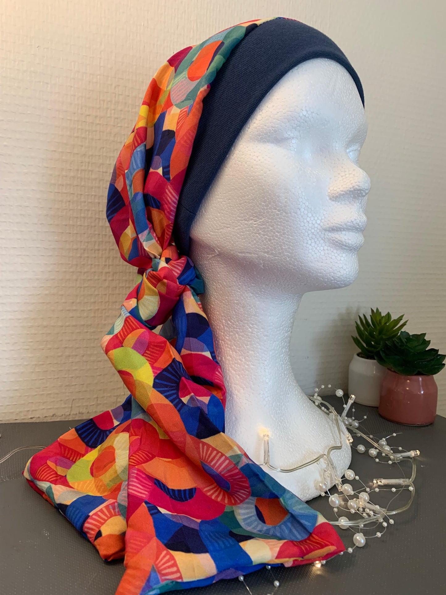 SUBLIMANT bonnet de chimiothérapie foulard légèreté N35