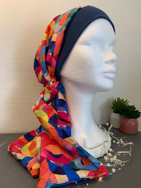 SUBLIMANT bonnet de chimiothérapie foulard légèreté N35