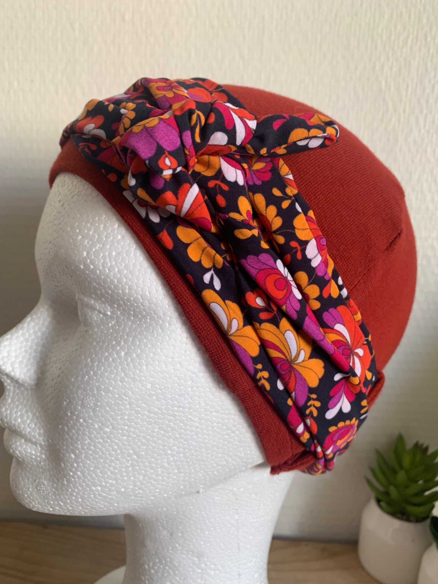 Sublimant N62 bonnet de chimiothérapie et son foulard