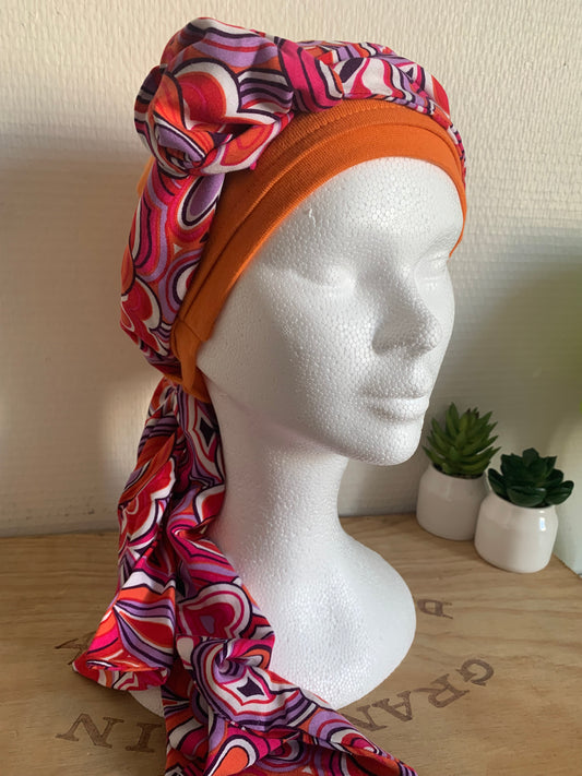 Sublimant N58 Bonnet de Chimio têt son foulard