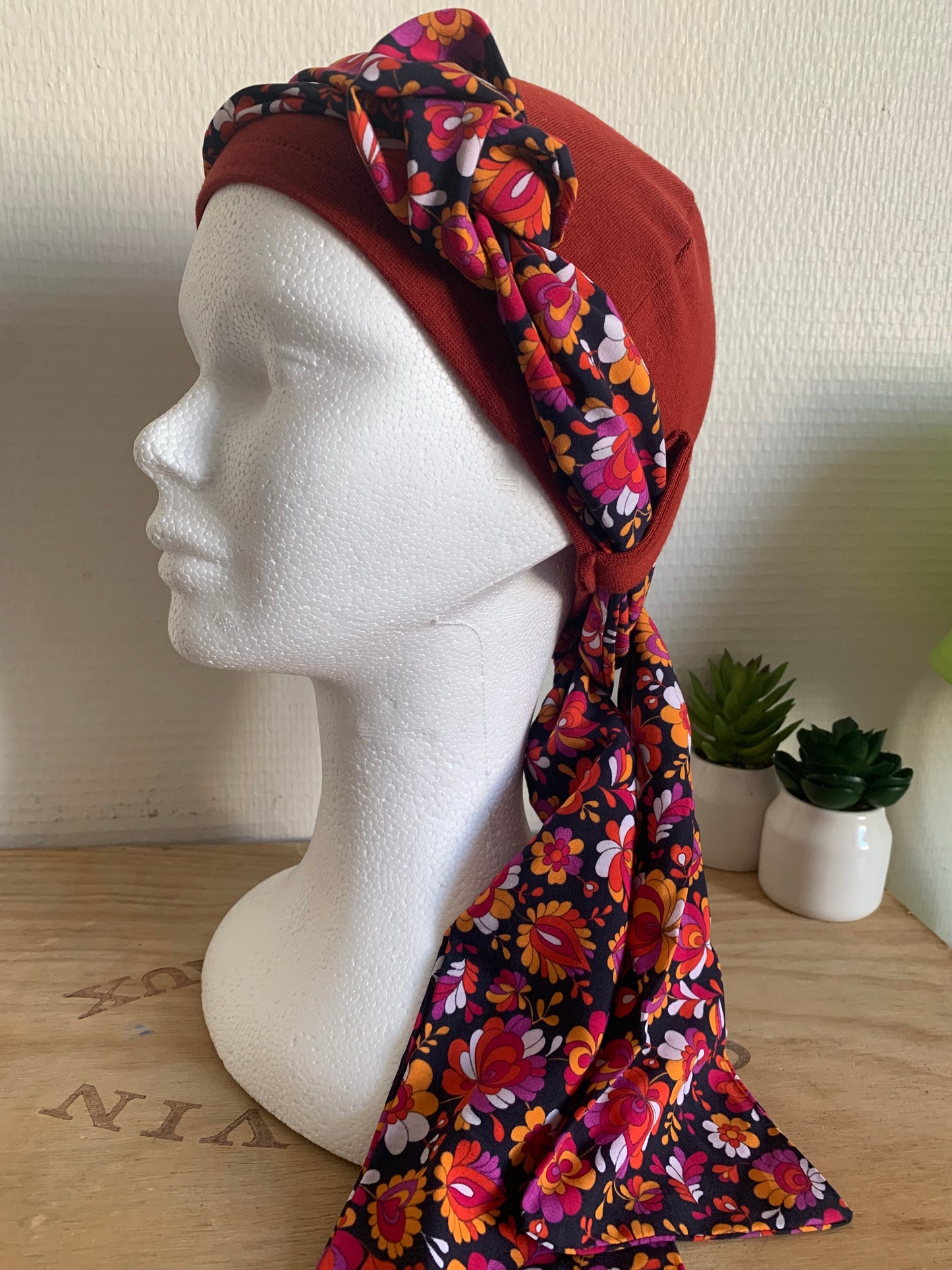 Sublimant N62 bonnet de chimiothérapie et son foulard