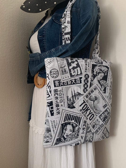 Tote Bag Voyage en Asie.        Modéle UNIQUE