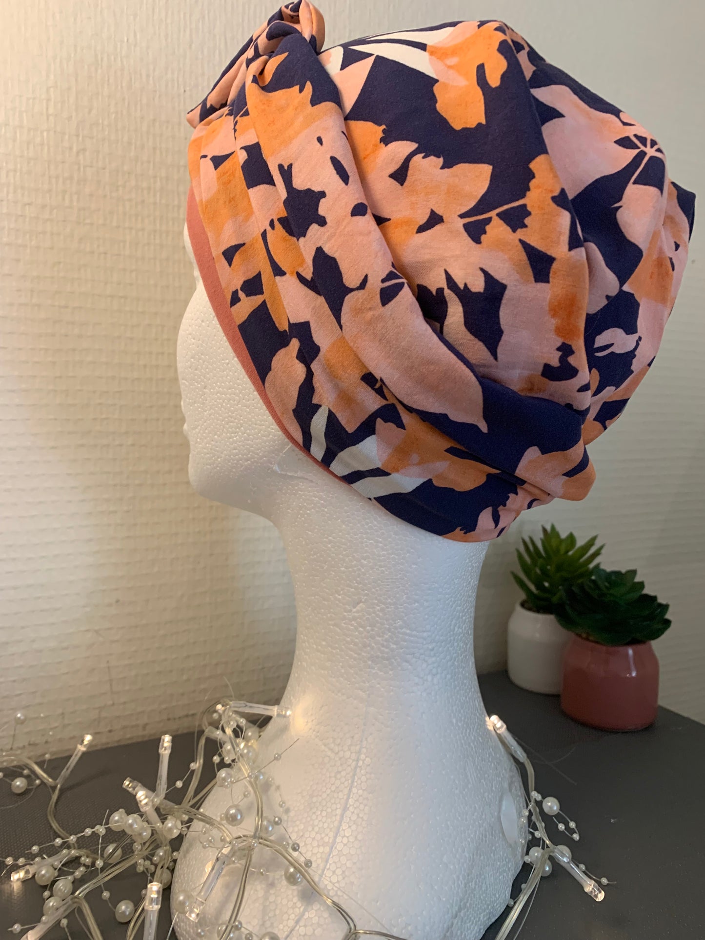 SUBLIMANT Bonnet de chimiothérapie foulard légèreté N37