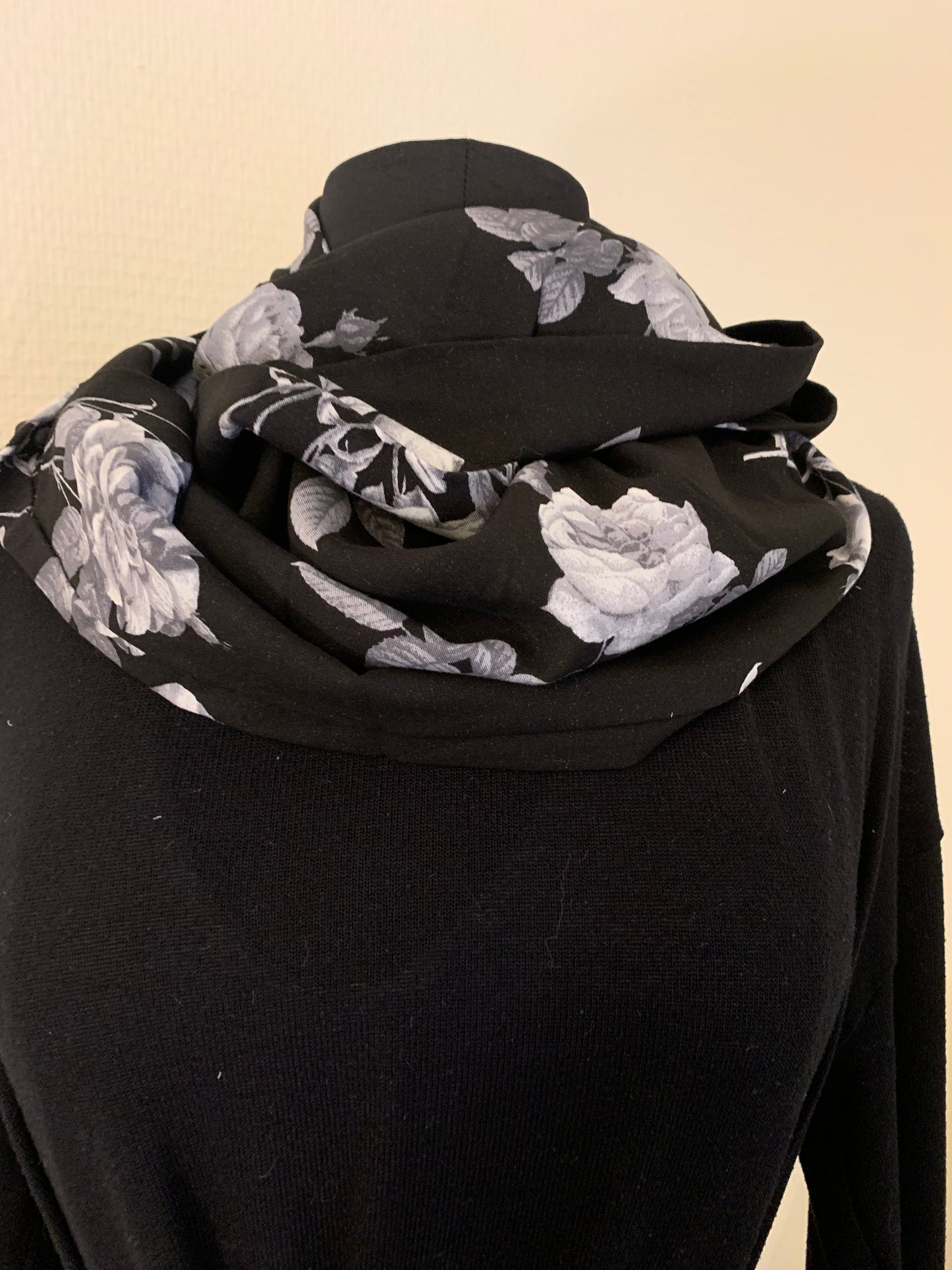Grand gris  Double snood en viscose