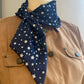 L’élégante #1 Coton bleu à étoiles