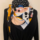 Katy Foulard triangle à lanières MODELE UNIQUE