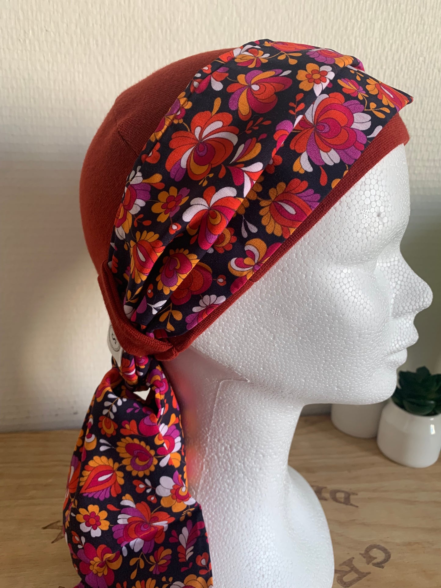 Sublimant N62 bonnet de chimiothérapie et son foulard