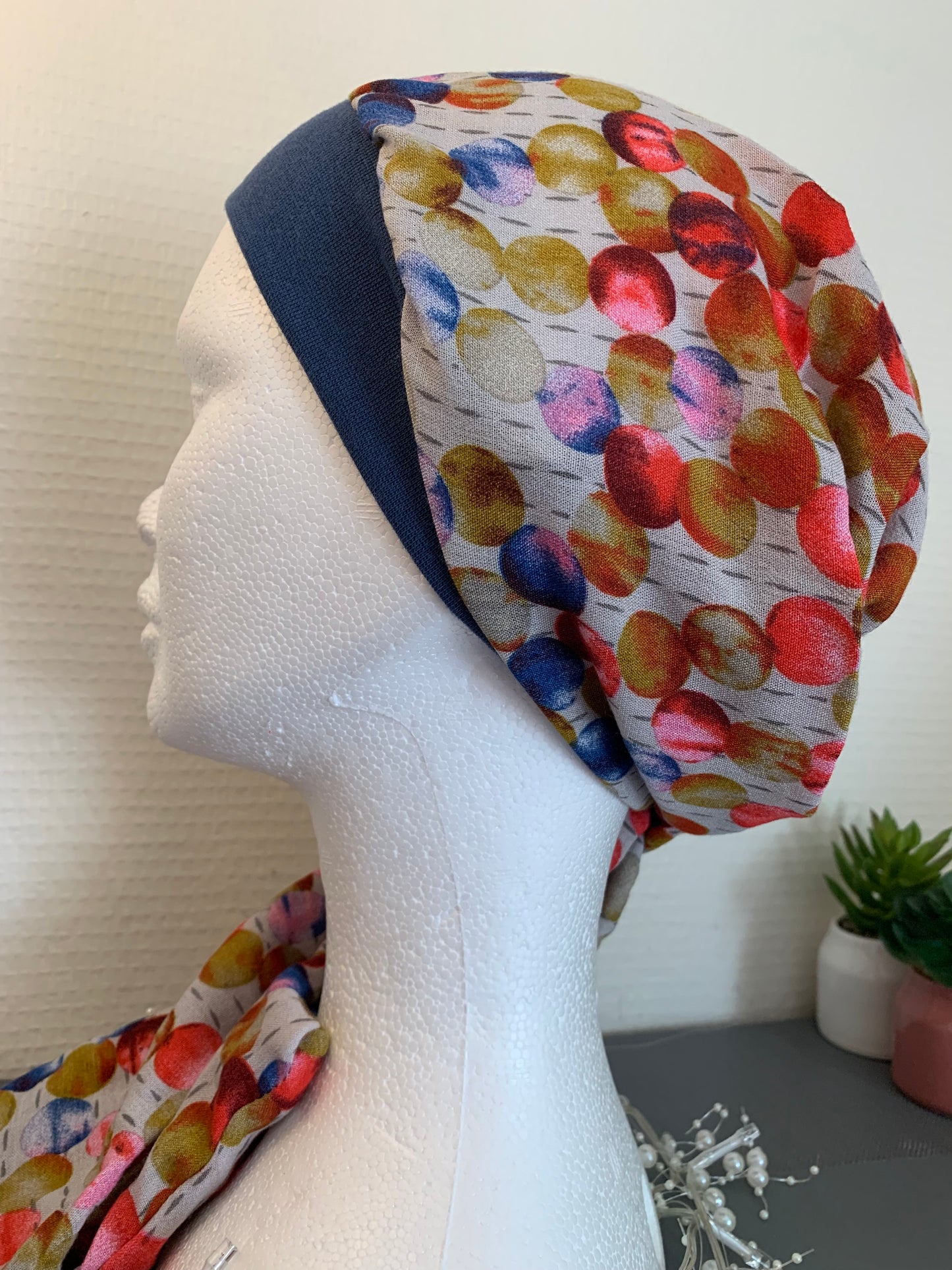 SUBLIMANT Bonnet de chimiothérapie foulard légèreté N38