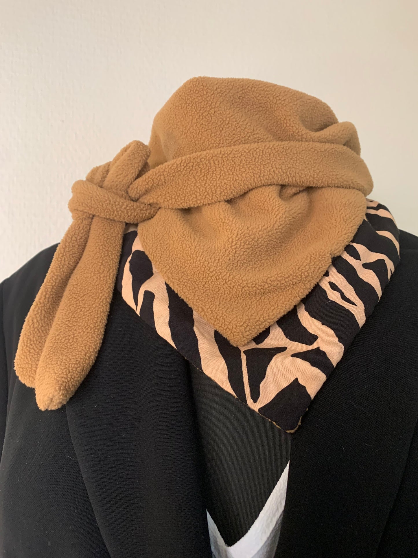 Mimi 16 Foulard forme bandana réversible polaire