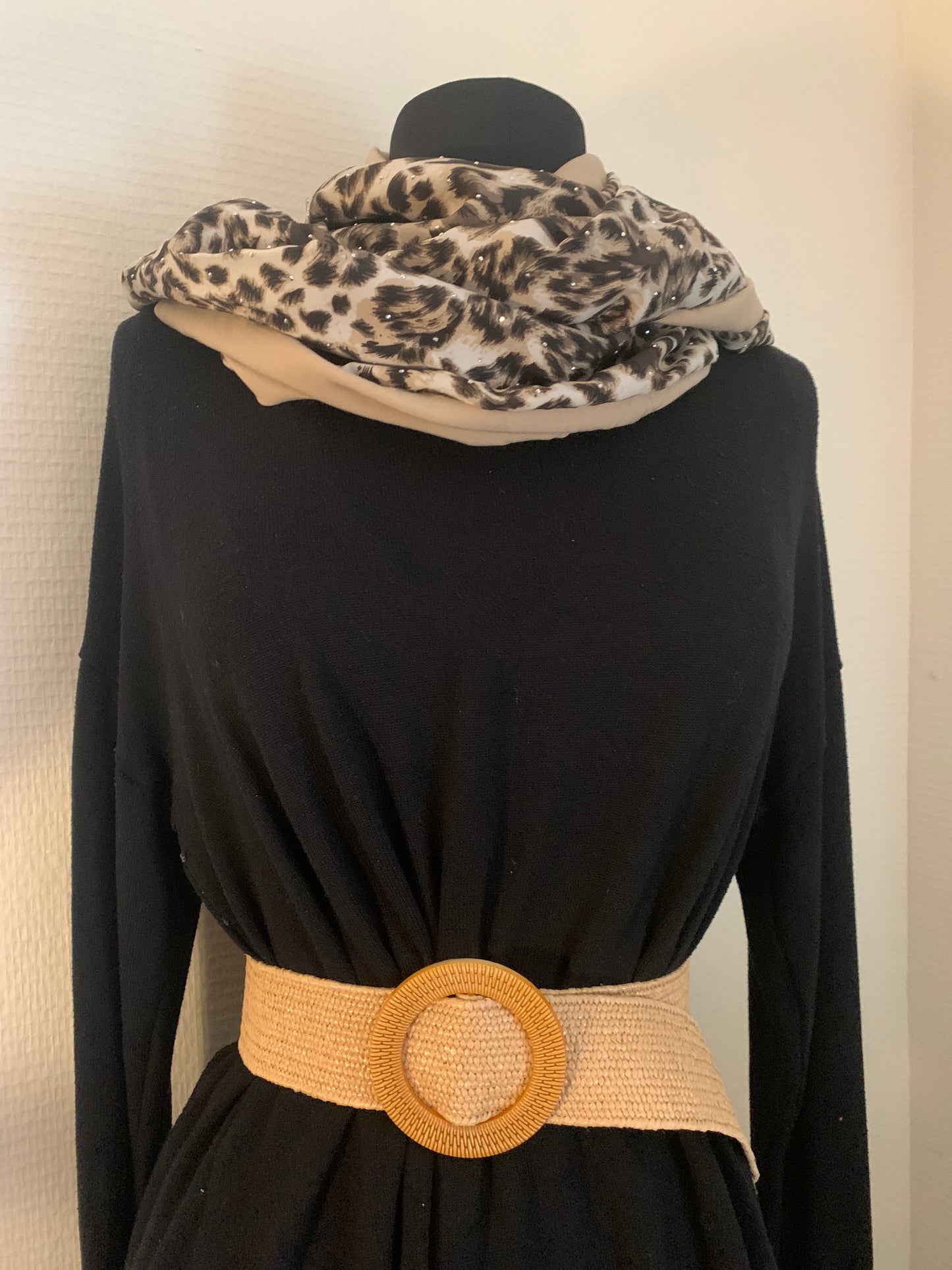 Sauvage Double snood voile RÉVERSIBLE MODELE UNIQUE