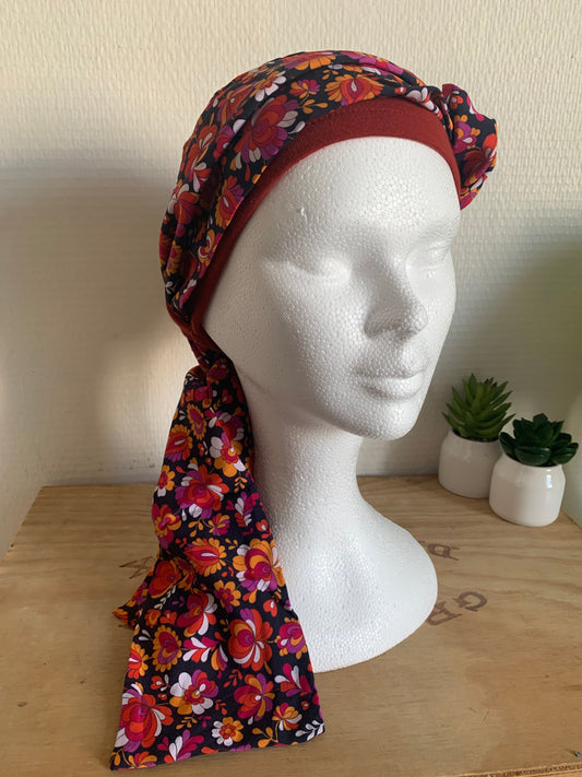 Sublimant N62 bonnet de chimiothérapie et son foulard