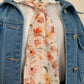 Cravate & 16  voile fleuri