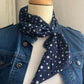 L’élégante #1 Coton bleu à étoiles