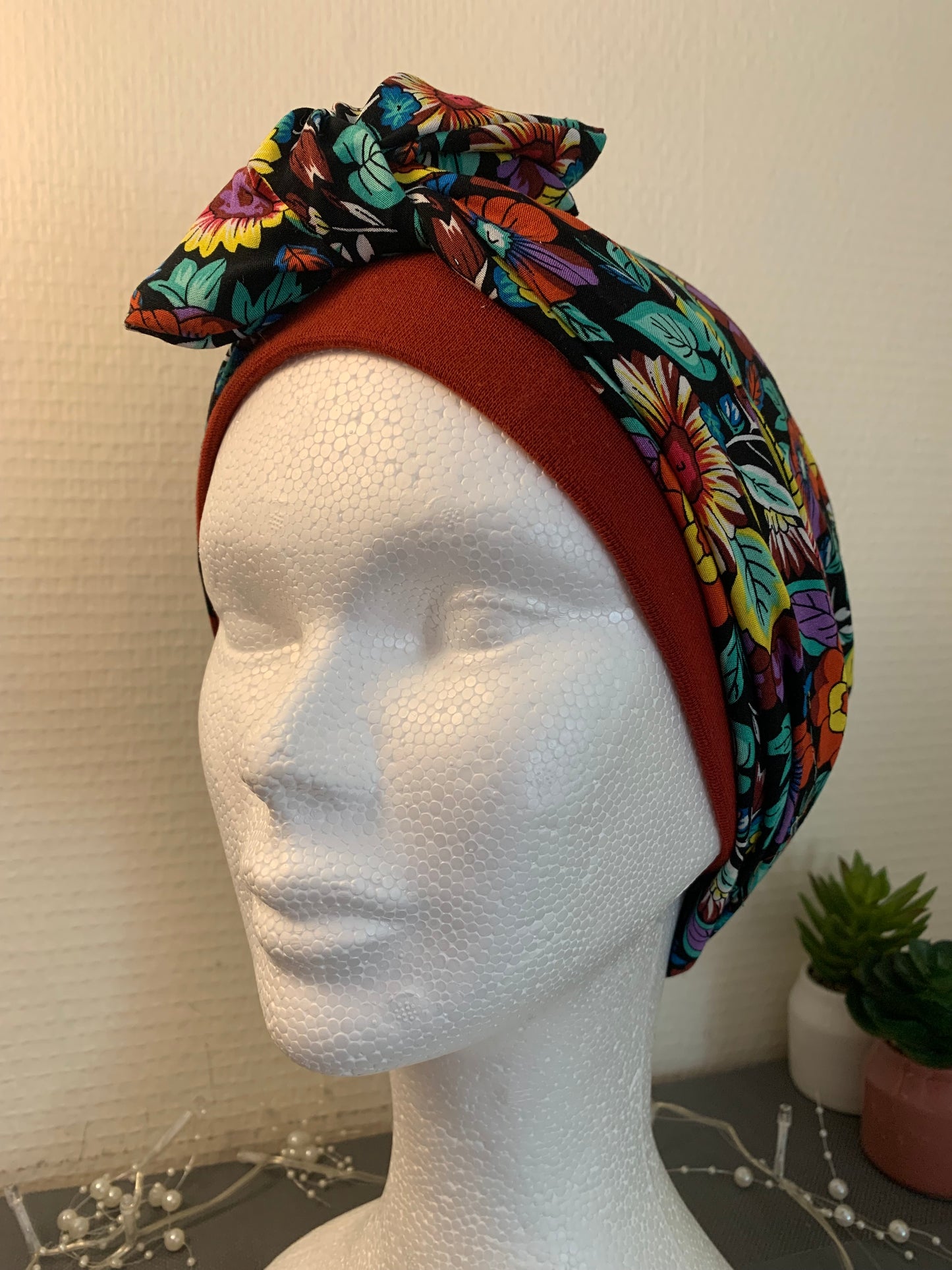 SUBLIMANT Bonnet de chimiothérapie foulard légèreté N34