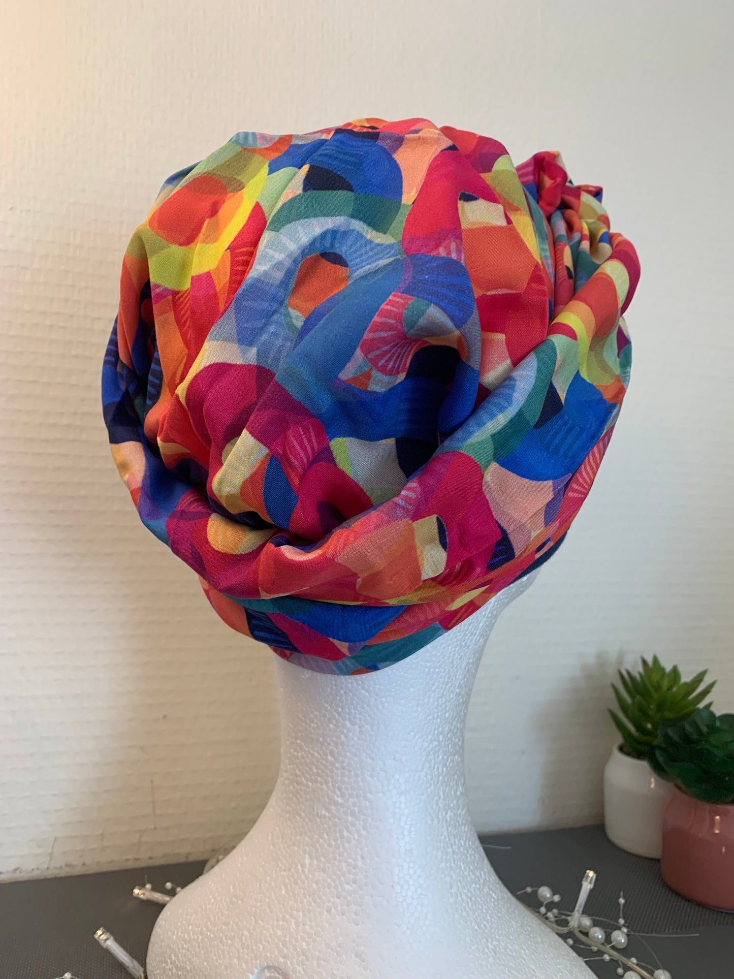 SUBLIMANT bonnet de chimiothérapie foulard légèreté N35
