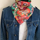 Mimi 23 bis  Foulard façon bandana en voile MODÈLE UNIQUE