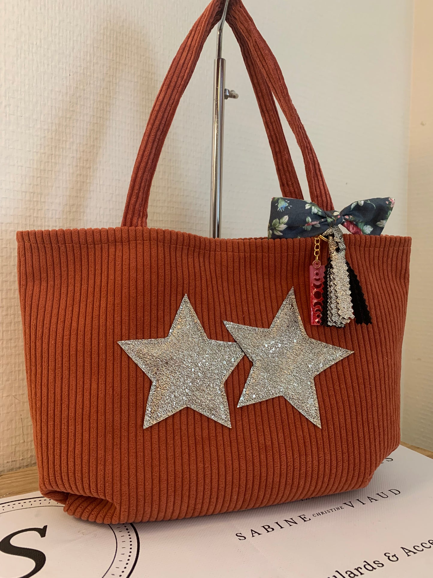 Twin #1 sac cabas velours  MODELE UNIQUE