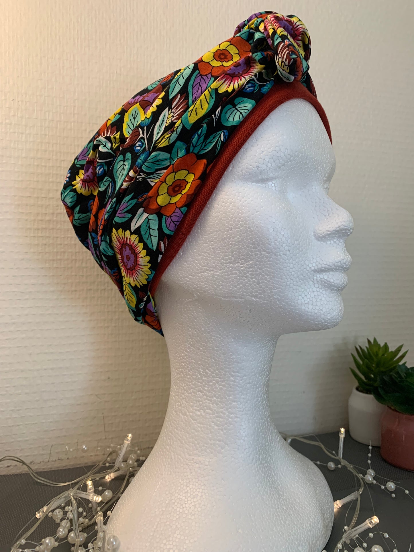 SUBLIMANT Bonnet de chimiothérapie foulard légèreté N34