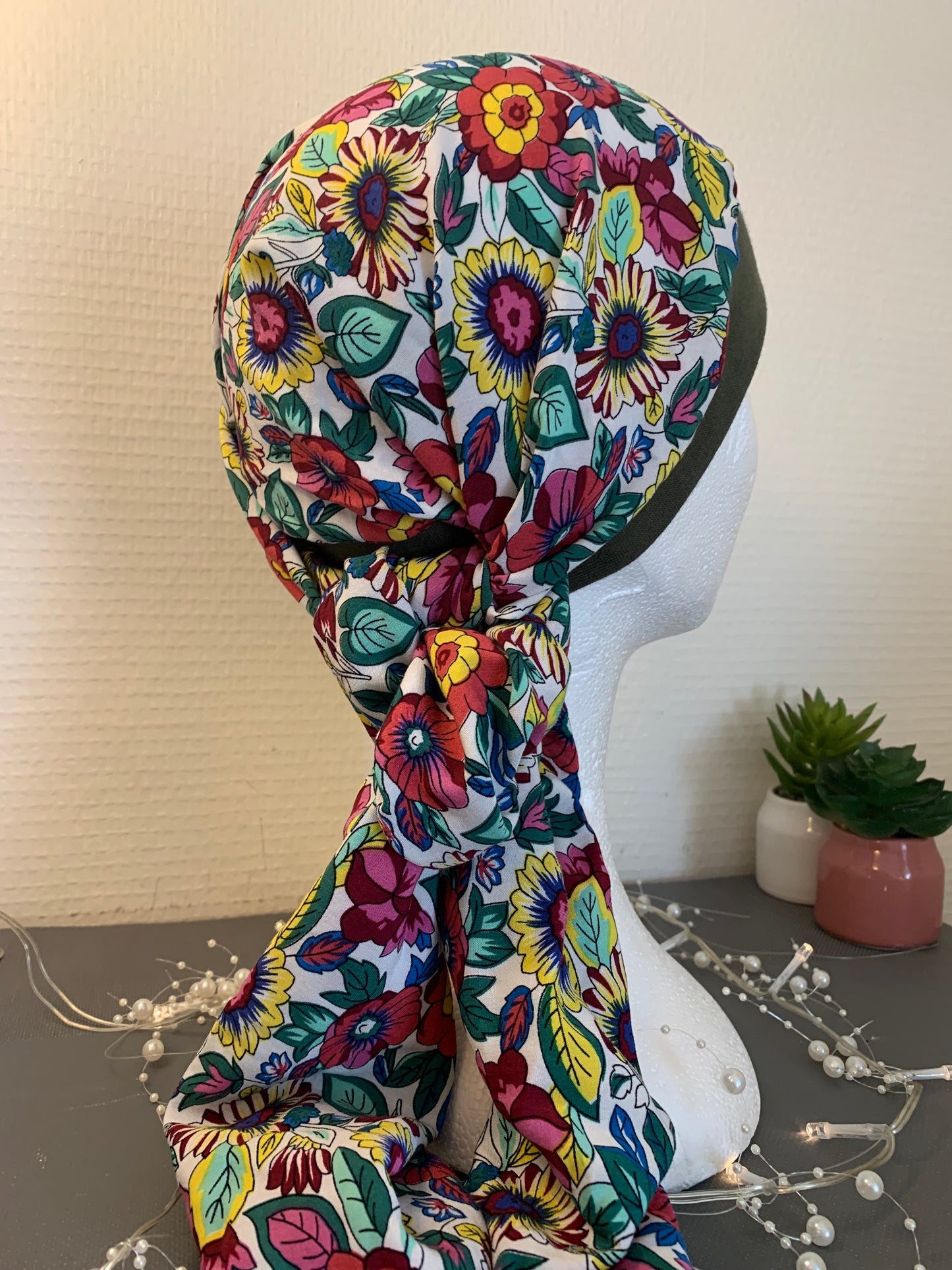 SUBLIMANT Bonnet de chimiothérapie foulard légèreté N2