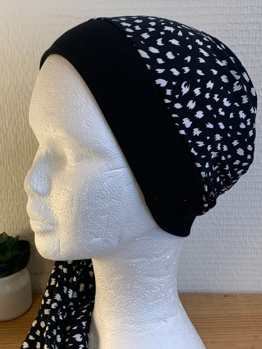 SUBLIMANT Bonnet foulard de chimiothérapie N35 Nouage uniquement sous le crâne