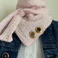 Triangle &3 foulard triangle en double gaze custom oeillet doré